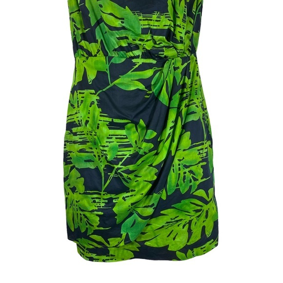 New‎ Banana Republic Factory Floral Draped Mini Dress Size 0 - Picture 3 of 9